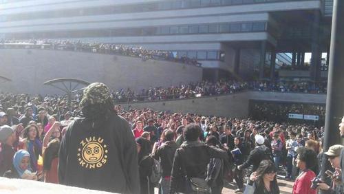 Mass mobilization to defend the Morales/Shakur social center. Photo cred: http://realworldnews.tumblr.com/